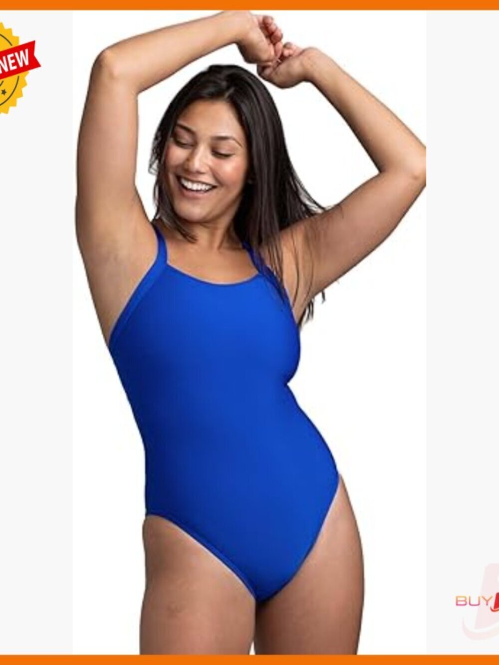 Women's Athletic One Piece Swimsuit with Shelf Bra for Training and Fitness